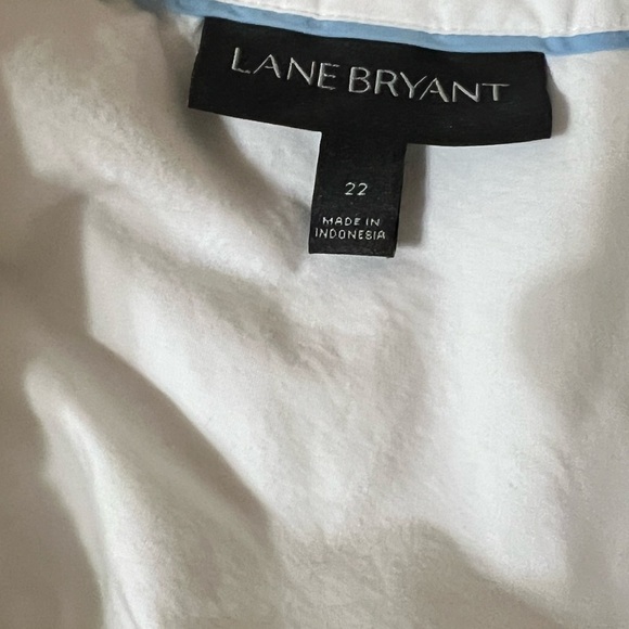 Lane Bryant White Blouse - Picture 4 of 5